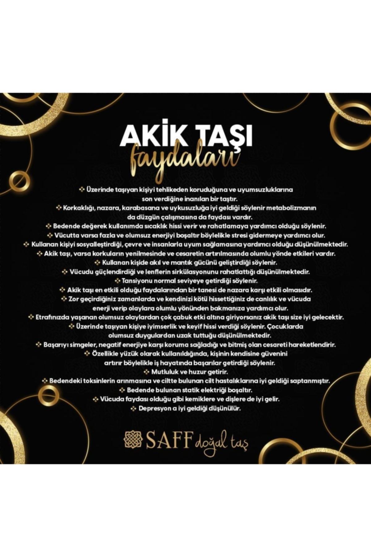 Saff Doğal Taş-201764   نموذج قلادة من الحجر الطبيعي العقيق المعتمد 2