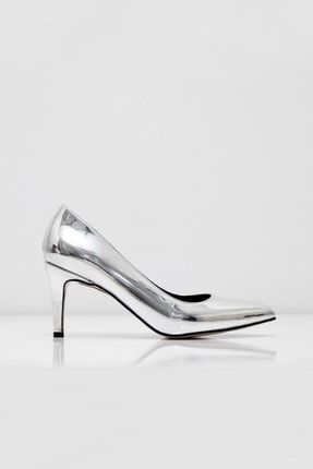 Gümüş Ayna Ince Topuklu Kadın Ayakkabı Stiletto 170 186-18MZ0018995