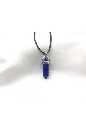 Lapis Lazuli Kuvars Taşı Doğal Taş Kolye 2021PK019