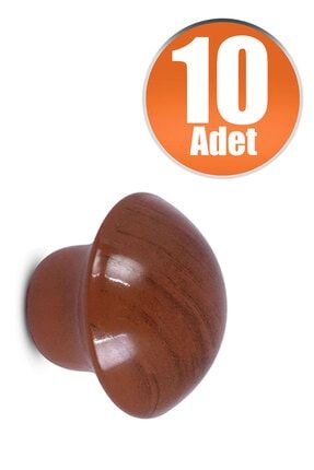 Mantar Düğme Kulp Çekmece Dolap Kapak Kulpu Kulbu Armut (10 ADET) PKT18672A-10Adet