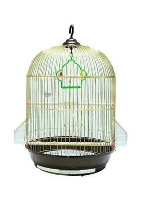 Best Cage Silindir Salon Kuş Kafesi Gold- 1. Kalitede Ithal Üründür 34x53 Cm 401 GOLD