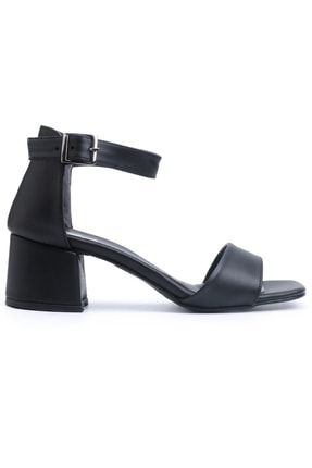 Siyah Bantlı Kadın Sandalet Y22PAL00100