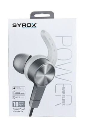 Bluetooth'lu Mıknatıslı Kulak Içi Spor Kulaklık Çift Bataryalı SYX-S32-BEYAZ