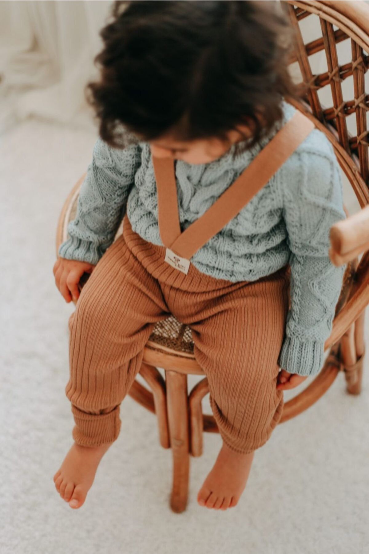 Balerinikizler Strappy Baby Knitwear Tights Cappuccino Trendyol