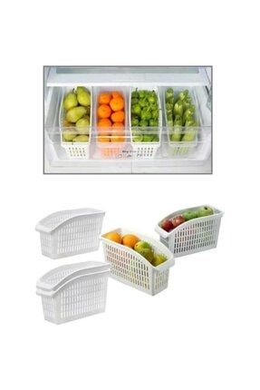 Meyve Sebze Buzdolabı Organizeri 4 Adet NHJ-788