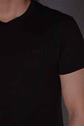 Erkek Siyah Pamuklu T-shirt - Soft Tee Pl - R8225 R82255
