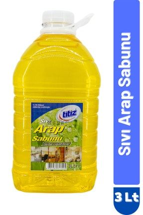 Sıvı Arap Sabunu Tüm Yüzeyler Için Doğal Temizlik 3000ml AS531