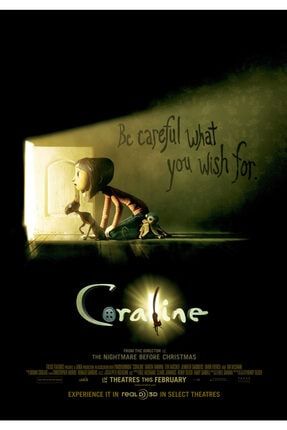 Coraline (2009) 50 Cm X 70 Cm Afiş – Poster Zemberıda TRNDYLPOSTER17888