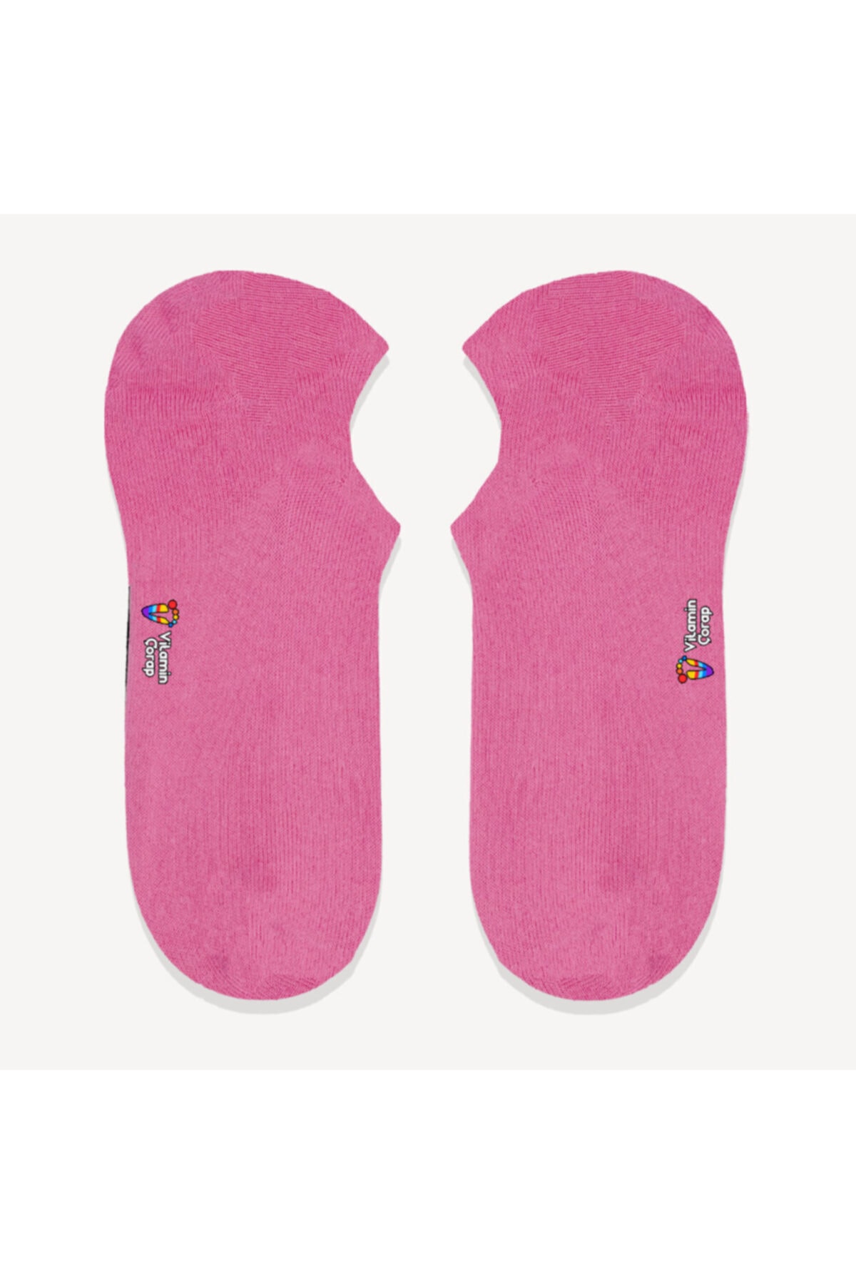 Vitamin Çorap Pembe Sneaker Çorap