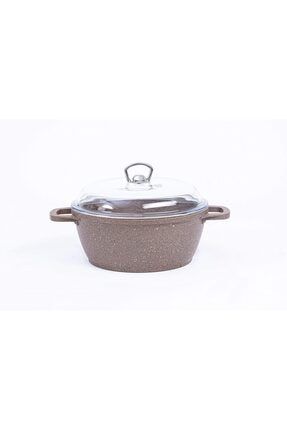 Casa Milano 28 Cm Silico Döküm Tencere Brown CML026