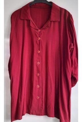 Kadın Kırmızı Gömlek 0395