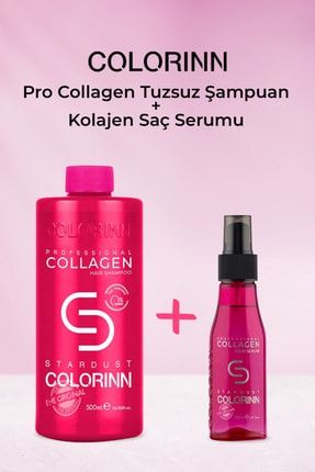 Colorınn Premium Pro Collagen Tuzsuz Şampuan 500 Ml + Collagen Saç Serumu-100 Ml CC-COLLAGENSET