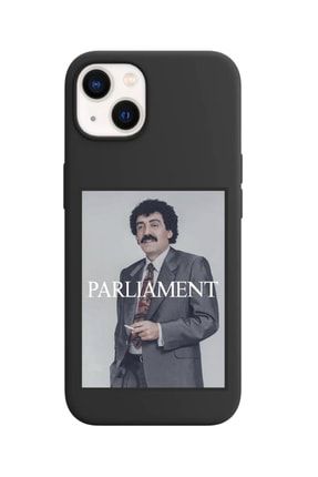 Iphone 13 Siyah Lansman Müslüm & Parlıament Tasarımlı Dayanıklı Kılıf IP13-LMP01
