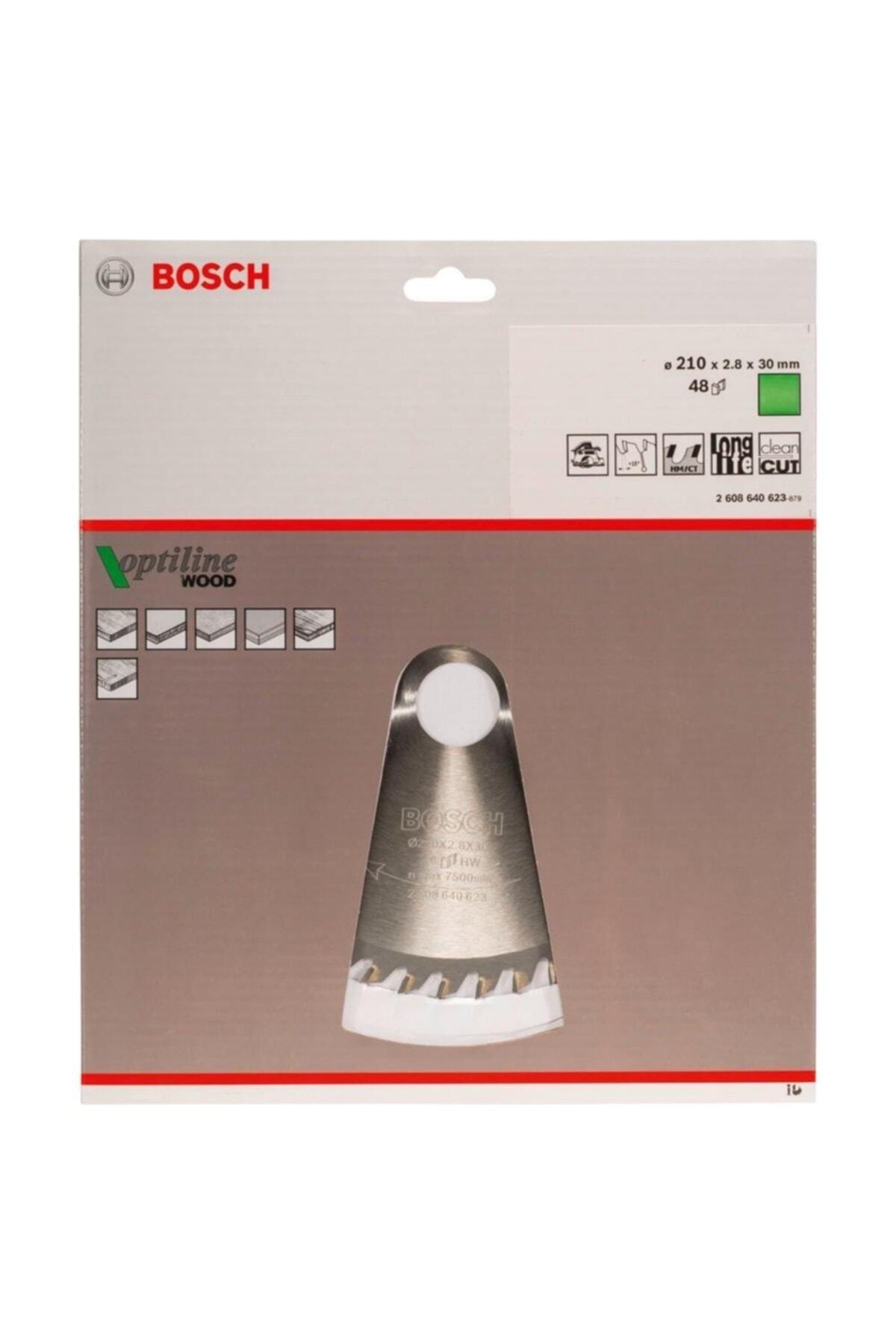 Bosch 210*2.8*30 Mm 48 Diş Sunta Kesme Testeresi 2608640623 Optiline Wood