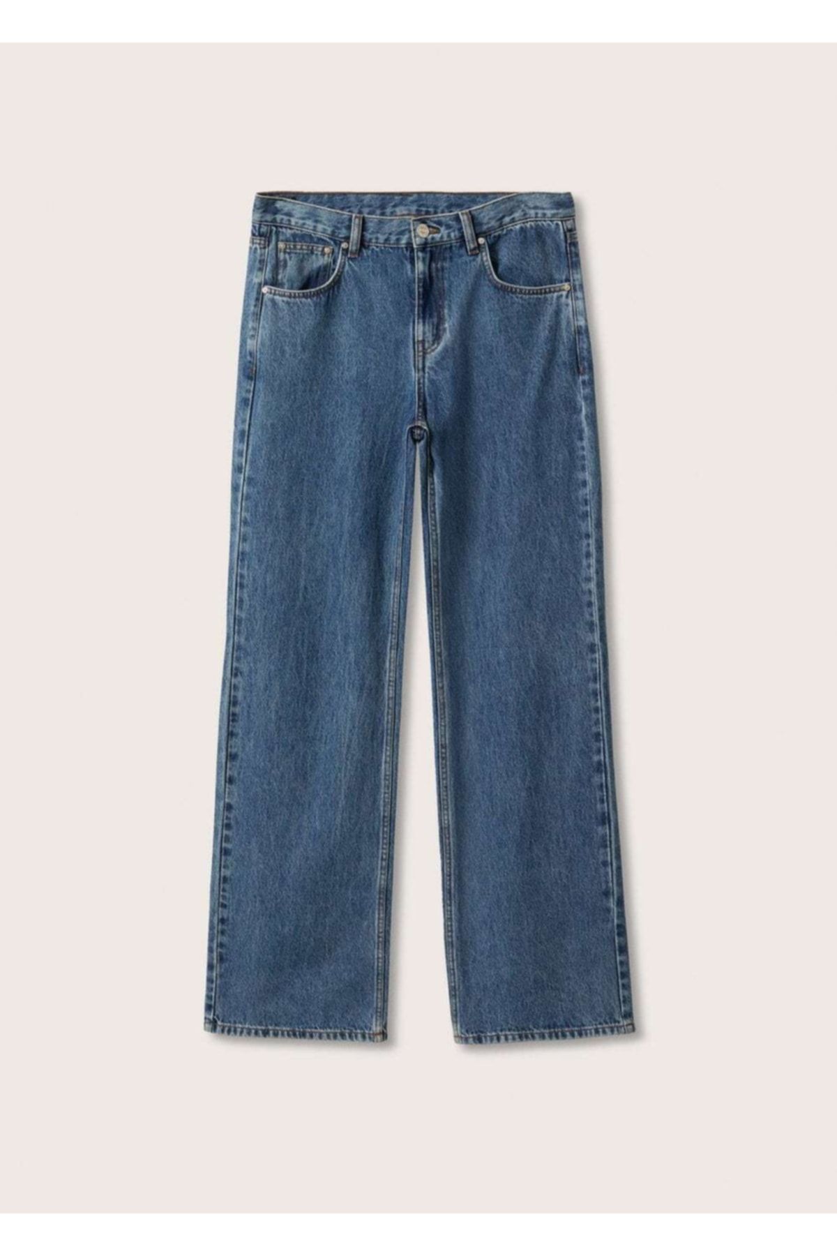 Düşük Belli Wideleg Jean