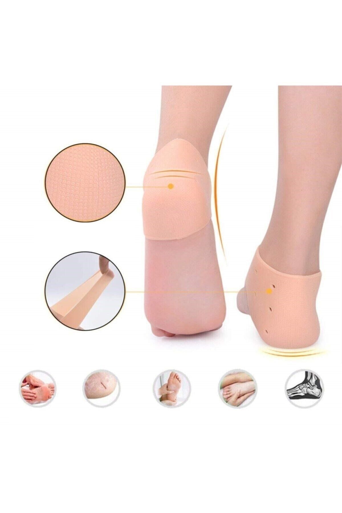 For Prime-Set of 2 - Foot File Grater and Heel Softener Socks 8