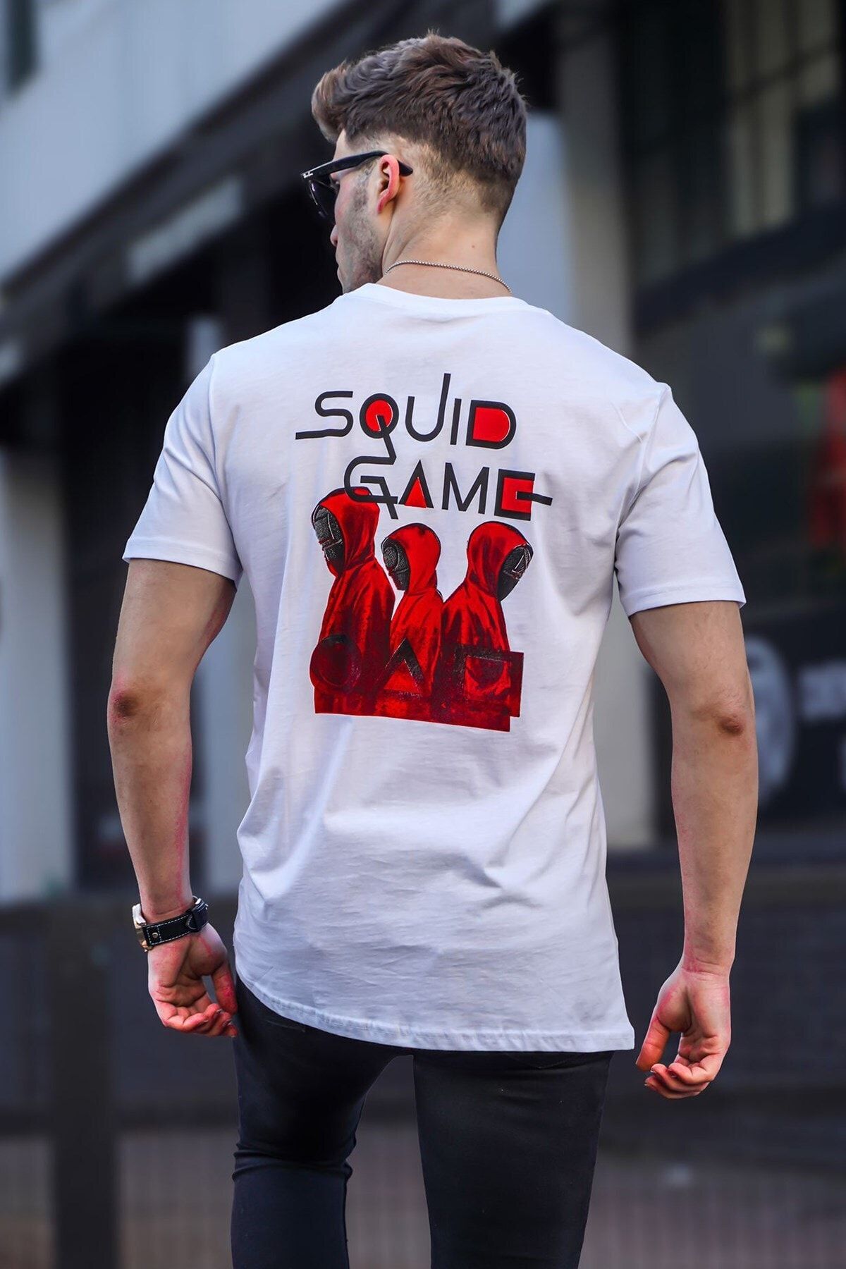 Madmext T-Shirt Weiß Regular Fit Fast ausverkauft