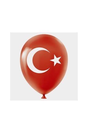 100 Adet Türk Bayraklı Balon BL1923