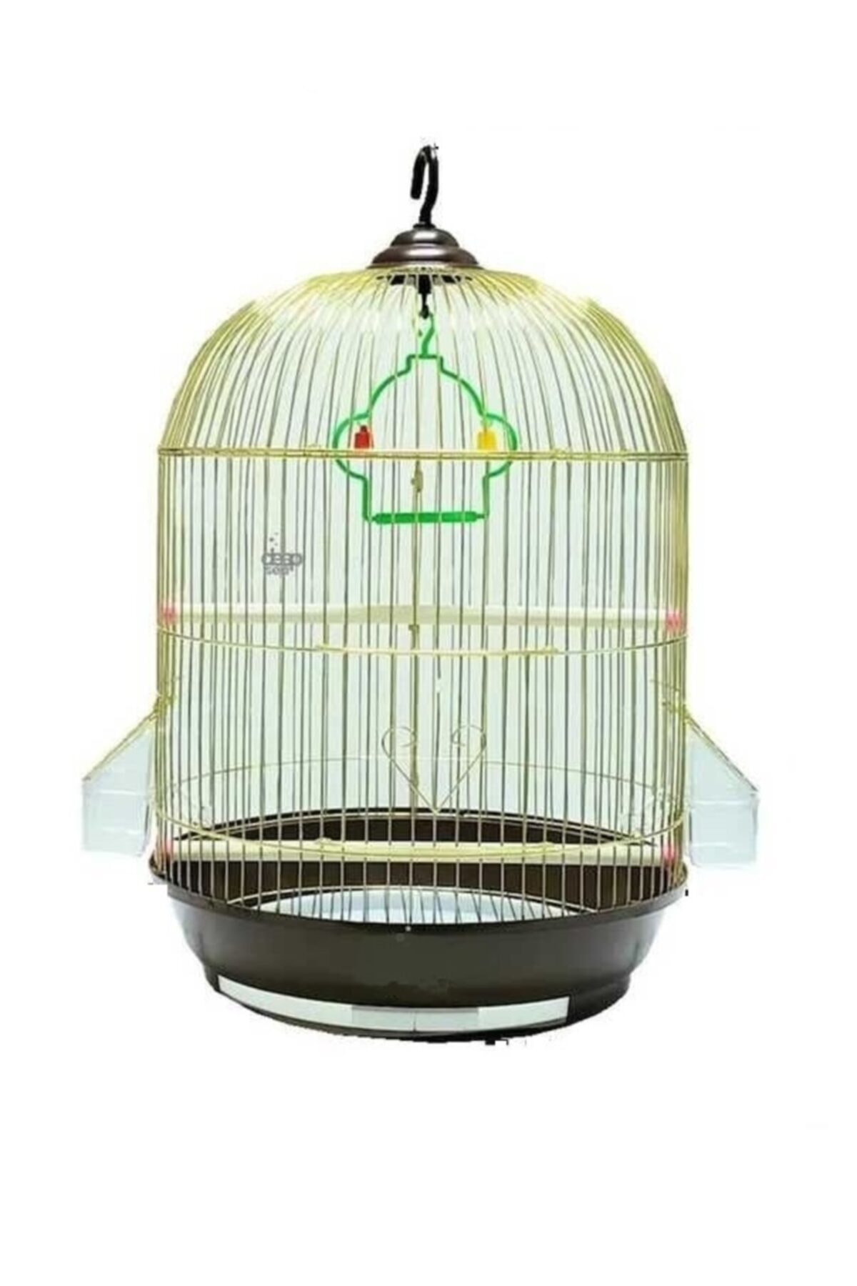 Canny Best Cage Silindir Salon Kuş Kafesi Gold 34x63cm Ithal Ürün 402