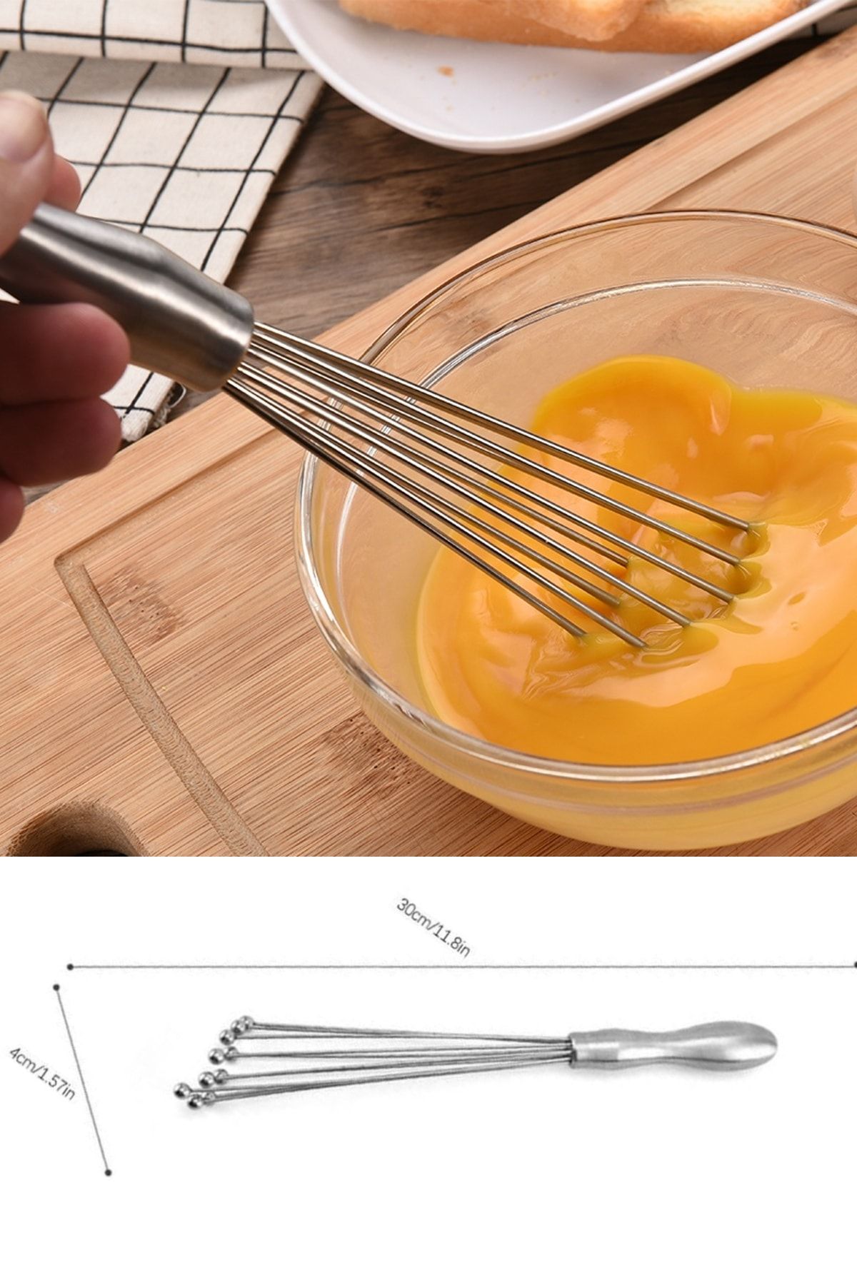 EARABUL Flexi Beater Profi Plus Stainless Beater 30 Cm