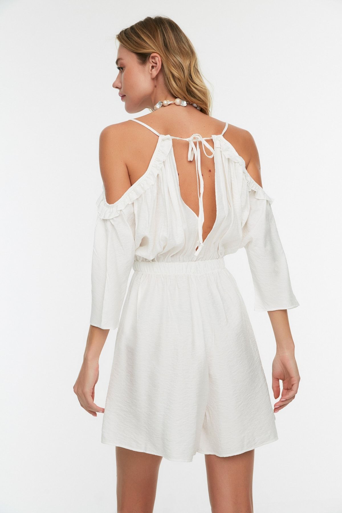 White playsuit romper deals