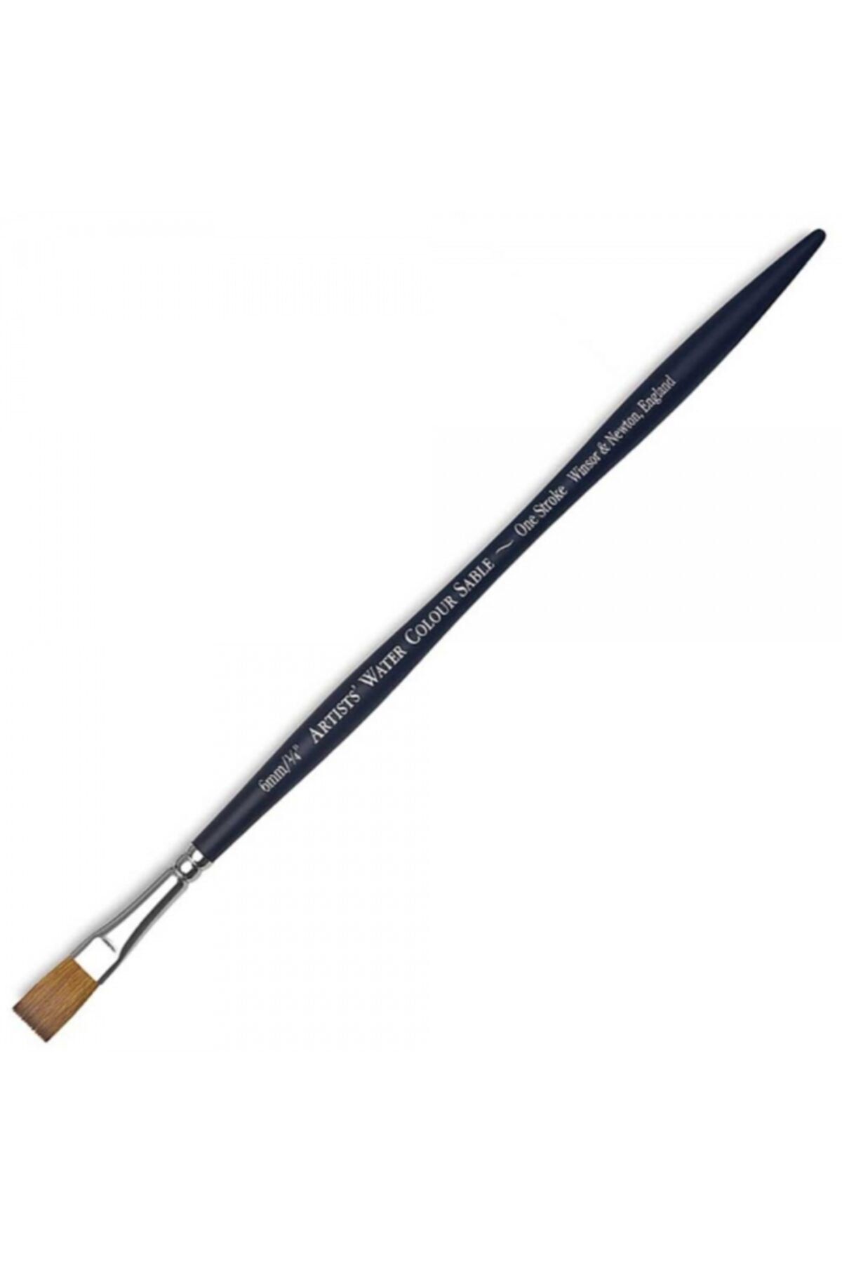 Winsor Newton-Winsor & Newton Professional Kolinsky Short Handle Sable One-stroke Brush No:1/4 (6mm) 2