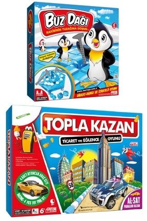 Çocuk Topla Kazan Ticaret Eğlence Oyunu + Buz Kırma Buz Tuzağı Oyunu TRENDYL-Özel0020