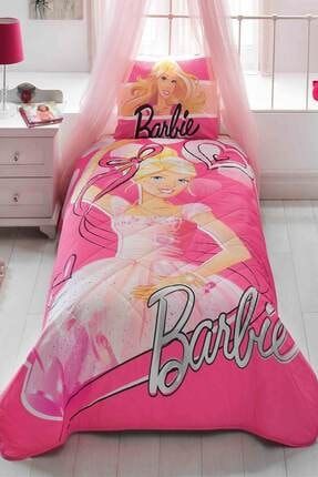 Barbie Balerina Tek Kişilik Lisanslı Yatak Örtüsü 8696048442432