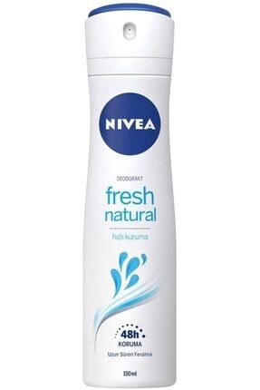 Kadın Sprey Deodorant Fresh Natural 48 Saat Anti-perspirant Koruma 150ml KLK4579
