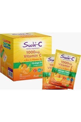 Suda Vitamin Suda-c Vitamin C 20 Saşe | Portakal Aromalı SUV5518