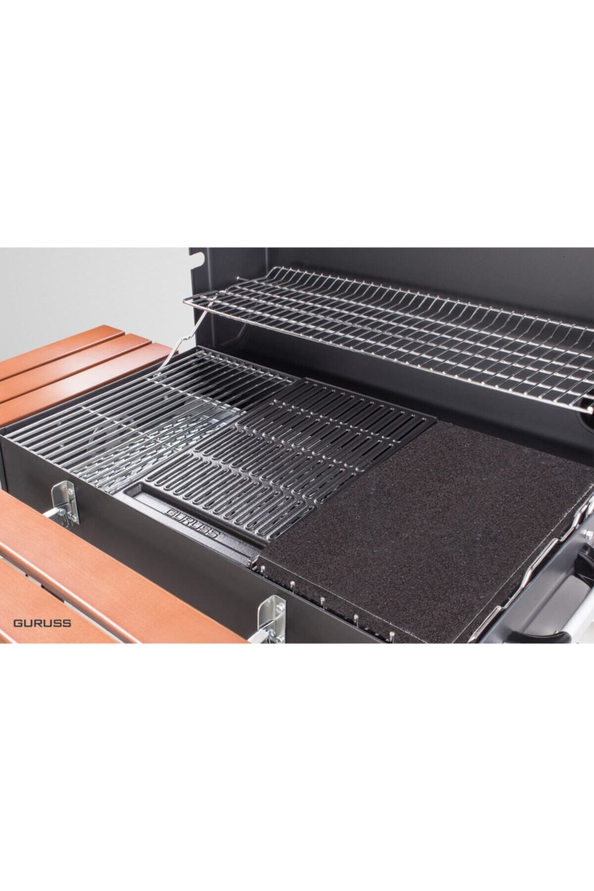 Rehome Guruss CG-075 Barbekü Mangal | Kömürlü | 75 Cm | Kırmızı | Tam Set 5