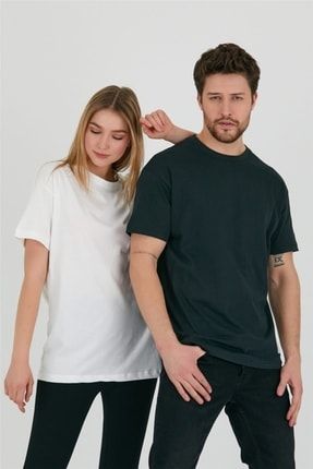 Siyah Unisex Relaxed Fit Tshirt-unovrtstr02s OOVRSZTST02