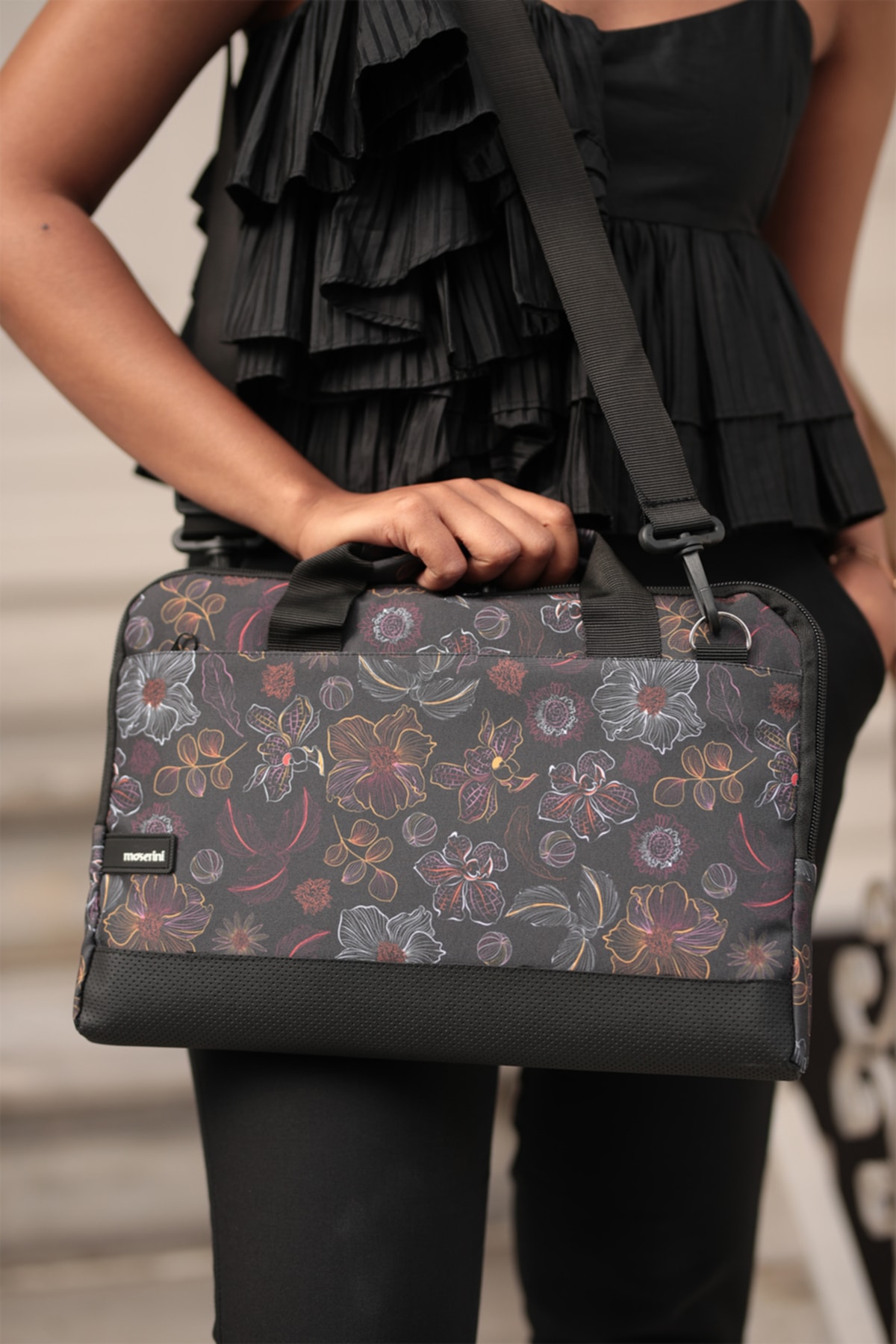 Moserini  14"-14.2" Taban Korumalı, Omuz Askılı Desenli Macbook Air-pro Laptop Çantası - Rigel