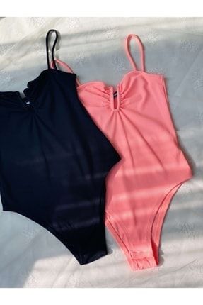 Bodysuit Kadın Pembe ONLe1009420