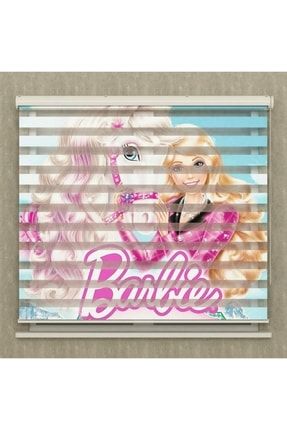 Kız Çocuk Odası - Barbie Baskılı Zebra Perde Poster-998-Zebra2022