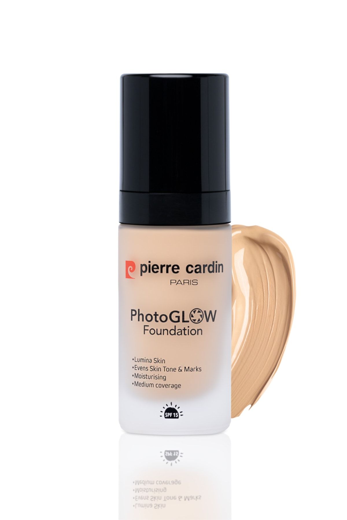 Photoglow Luminous Foundation Skin برنزه با بژ گرم Pierre Cardin