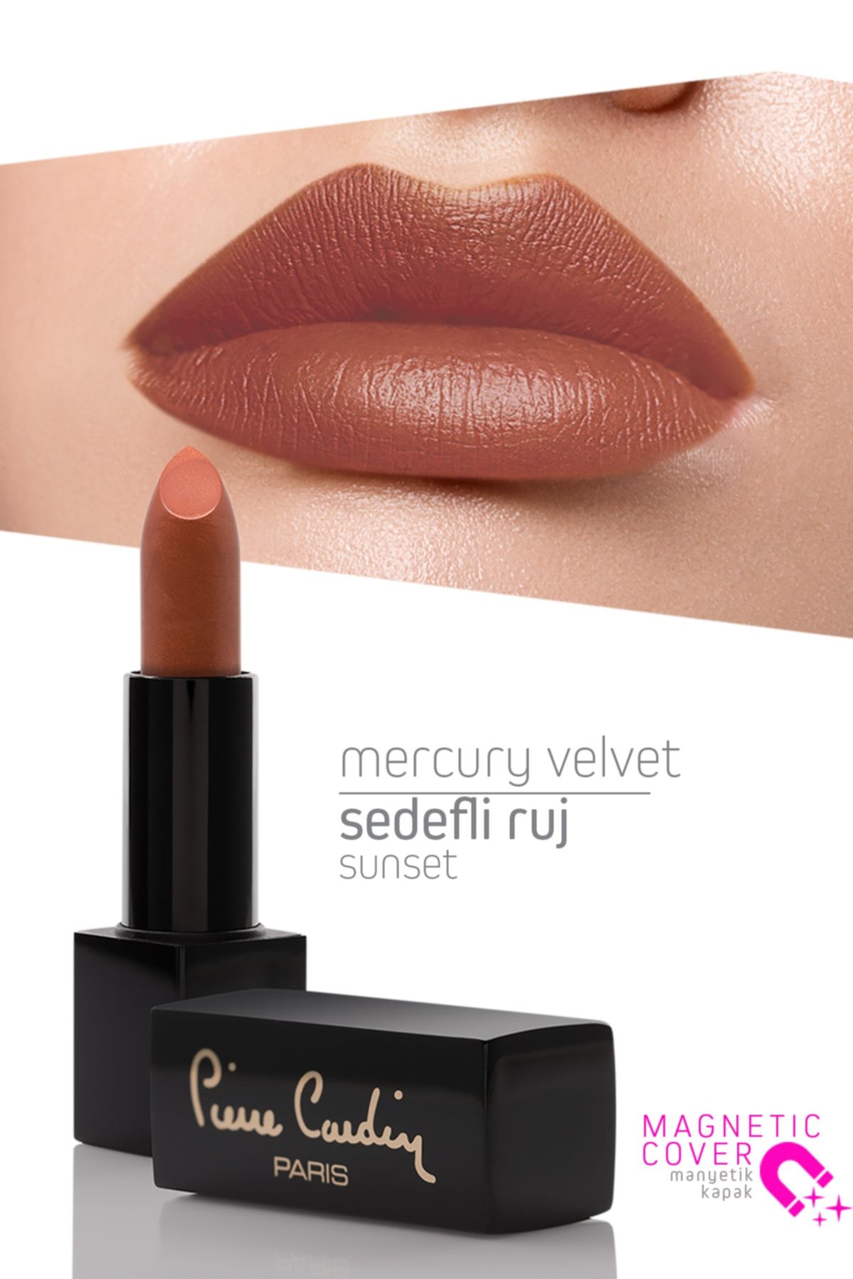 رژ لب - مرکوری مخمل رژ لب غروب 164 8680570484022 Pierre Cardin