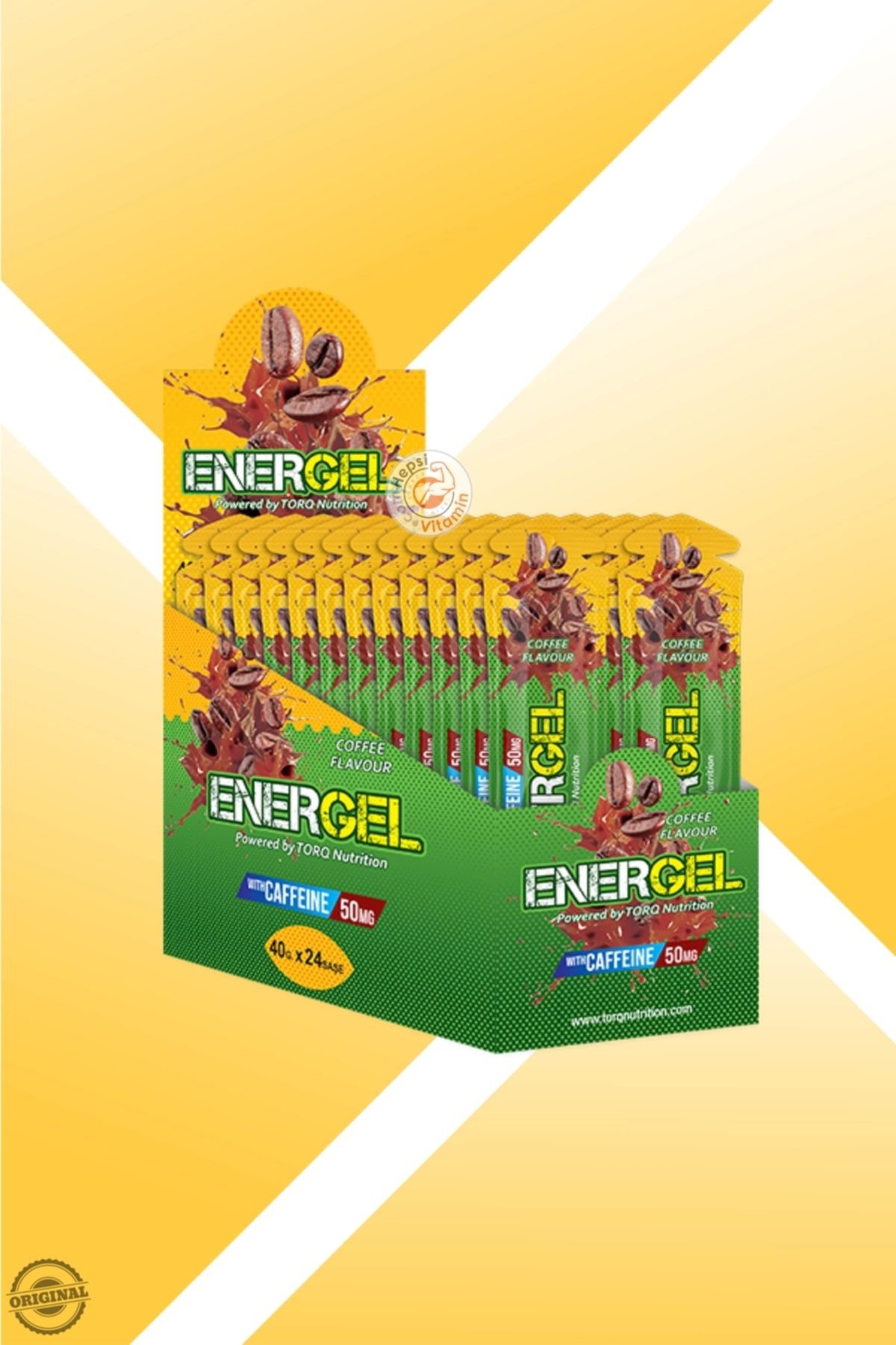 Torq Nutrition Energel Kafein Enerji Ve Performans Jeli 40 gr 24 Adet
