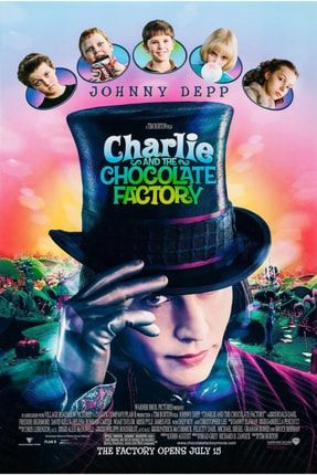 Charlie And The Chocolate Factory (2005) 50 Cm X 70 Cm Afiş – Poster Unertelsa TRNDYLPOSTER17796