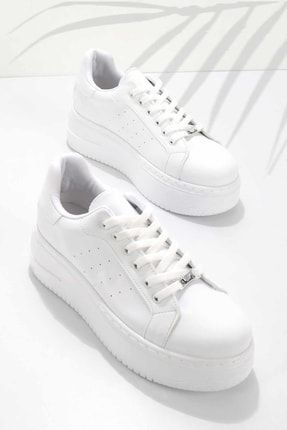 Beyaz Kadın Sneaker K01836000709
