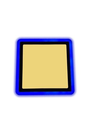10 Adet Çift Renk 36w(24+12) 3000k Mavi-gün Işığı(sarı) Sıva Üstü Kare Led Panel Spot Armatür rngrnkldpkt00201