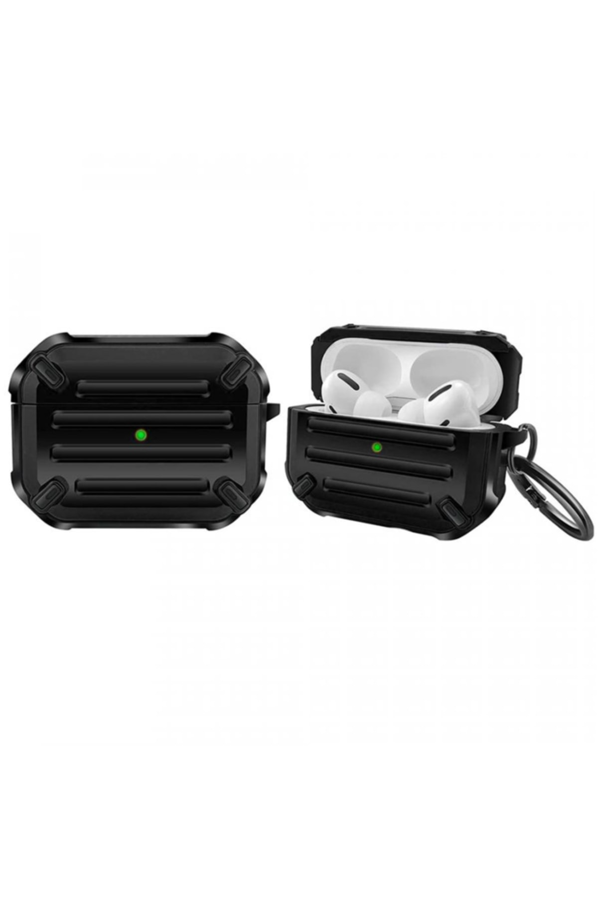 Greenwood Armor Silicone Case with Pro Headset Protector Hook Black