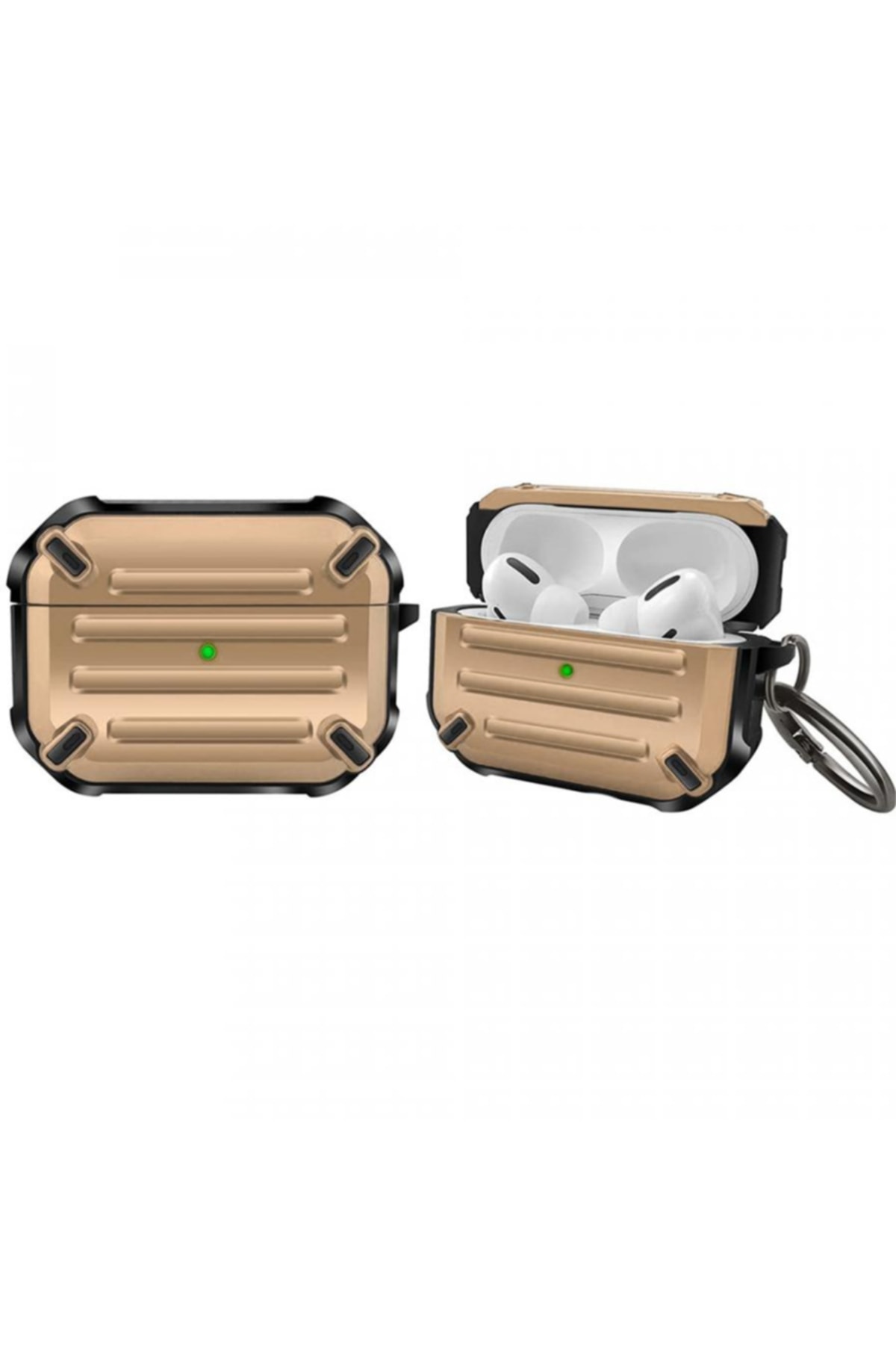 Greenwood Armor Silicone Case with Pro Headset Protector Hook Gold