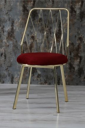 Yıldız Sandalye Metal 6 Lı Mutfak Cafe Sandalyesi TNZ-T0044
