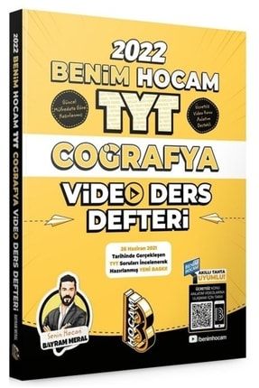 Benim Hocam 2022 Yks Tyt Coğrafya Video Ders Defteri - Bayram Meral 9786052773611