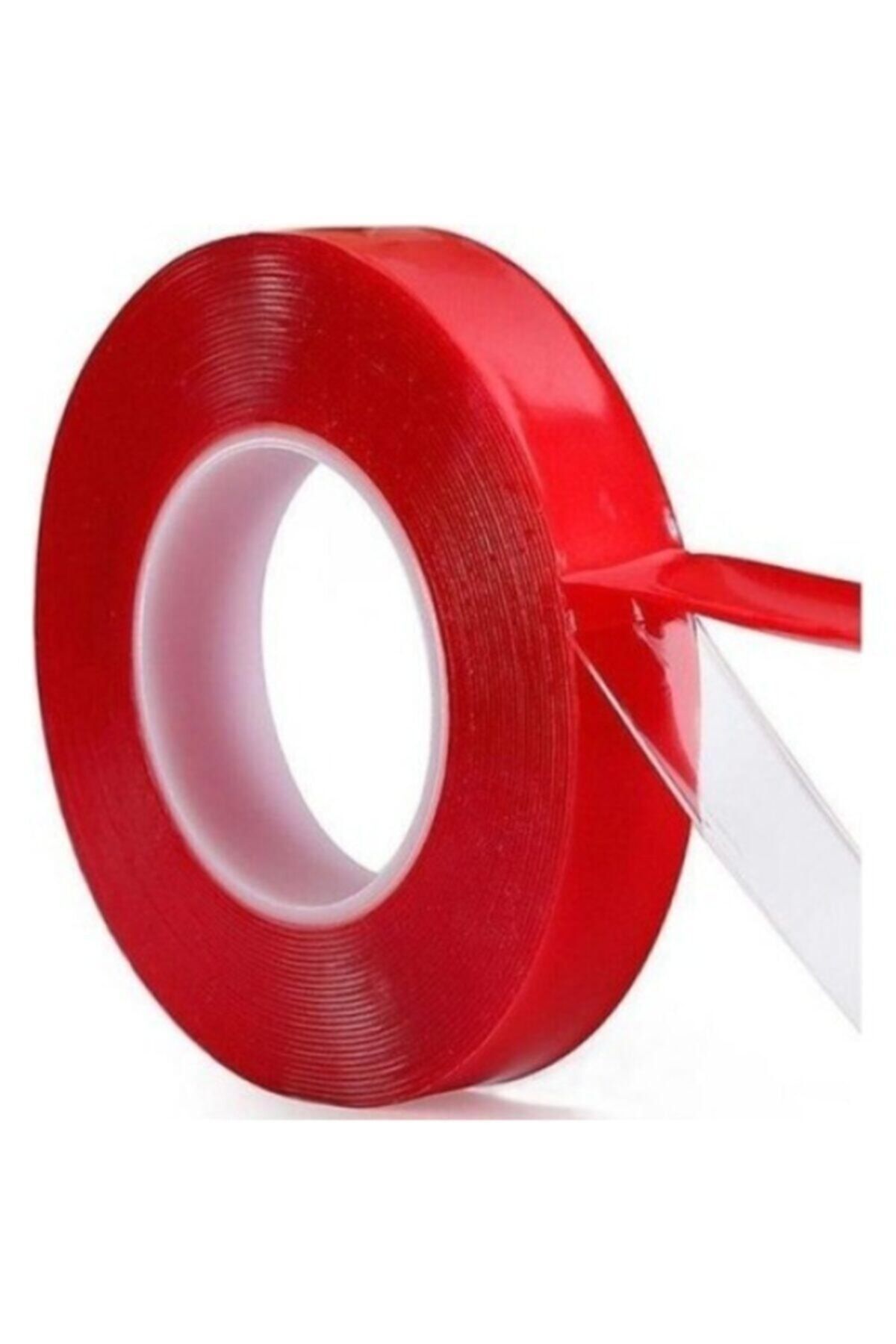 ORHUNOTO Çift Taraflı Silikonlu Şeffaf Bant 10mm X 2m Su Geçirmez Süper