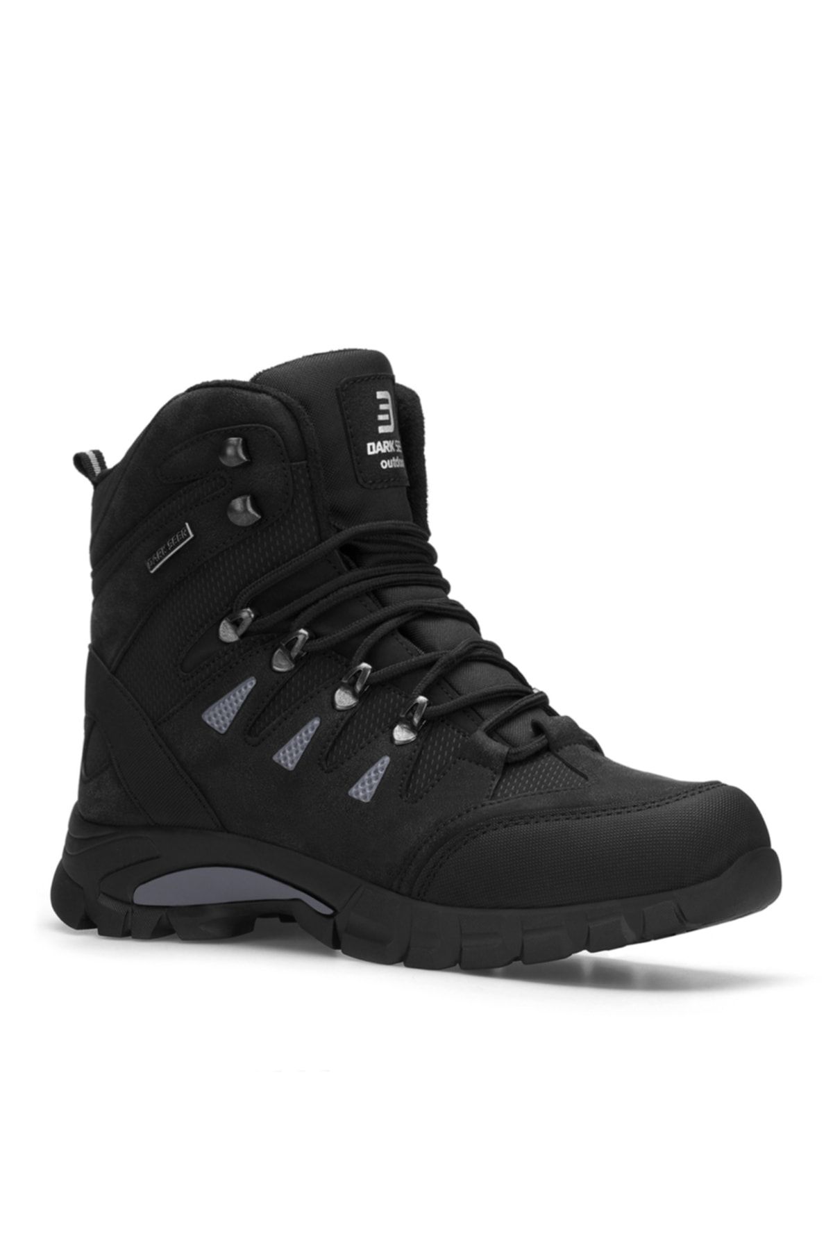 DARK SEER-Schwarze schwarze Unisex-Stiefel und Stiefeletten DS.1633 2