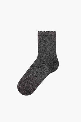 Simli Parlak Kadın Çorabı ONL-00435
