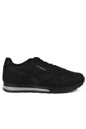Erkek Kadın Siyah Füme Suya Dayanıklı Bağcıklı Sneaker Kışlık Spor Ayakkabı RS853CİLT