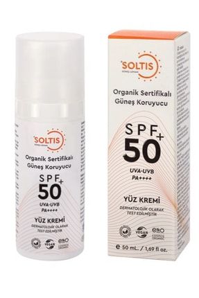 Organik Sertifikalı Güneş Koruyucu Krem SPF50+ PA++++, 50 ml dk0002